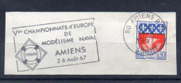 Flamme Illustrée : (80) AMIENS R.P. – 31/05/1967 (Flamme Sur Fragment) - Mechanical Postmarks (Advertisement)