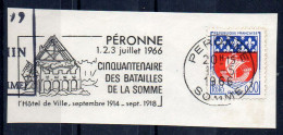 Flamme Illustrée : (80) PERONNE – 11/05/1966 (Flamme Sur Fragment) - Maschinenstempel (Werbestempel)