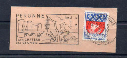 Flamme Illustrée : (80) PERONNE – 3/10/1968 (Flamme Sur Fragment) - Maschinenstempel (Werbestempel)