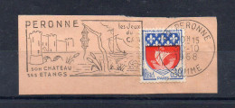 Flamme Illustrée : (80) PERONNE – 30/10/1968 (Flamme Sur Fragment) - Mechanical Postmarks (Advertisement)