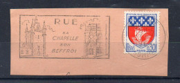 Flamme Illustrée : (80) RUE – 13/07/1968 (Flamme Sur Fragment) - Maschinenstempel (Werbestempel)