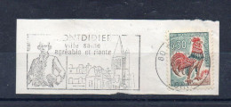 Flamme Illustrée : (80) MONTDIDIER – 8/09/1967 (Flamme Sur Fragment) - Oblitérations Mécaniques (flammes)