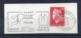 Flamme Illustrée : (80) ABBEVILLE – 31/01/1970 (Flamme Sur Fragment) - Mechanical Postmarks (Advertisement)