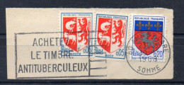 Flamme Illustrée : (80) ABBEVILLE – 30/11/1968 (Flamme Sur Fragment) - Mechanical Postmarks (Advertisement)