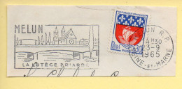 Flamme Illustrée : (77) MELUN R.P. – 23/09/1965 (Flamme Sur Fragment) - Maschinenstempel (Werbestempel)