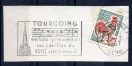 Flamme Illustrée : (59) TOURCOING Ppal. – 19/03/1967 (Flamme Sur Fragment) - Maschinenstempel (Werbestempel)