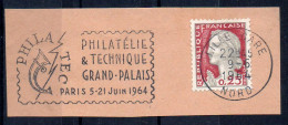 Flamme Illustrée : (59) LILLE GARE – 9/06/1964 (Flamme Sur Fragment) - Mechanical Postmarks (Advertisement)