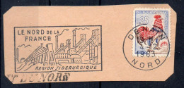 Flamme Illustrée : (59) DENAIN – 4/02/1963 (Flamme Sur Fragment) - Maschinenstempel (Werbestempel)