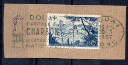 Flamme Illustrée : (59) DOUAI – 20/03/1957 (Flamme Sur Fragment) - Maschinenstempel (Werbestempel)