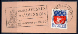 Flamme Illustrée : (59) AVESNES-SUR-HELPE – 8/12/1965 (Flamme Sur Fragment) - Mechanical Postmarks (Advertisement)