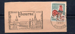 Flamme Illustrée : (33) LIBOURNE – 24/04/1967 (Flamme Sur Fragment) - Mechanical Postmarks (Advertisement)