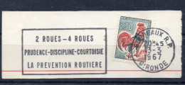Flamme Illustrée : (33) BORDEAUX R.P. – 13/03/1967 (Flamme Sur Fragment) - Mechanical Postmarks (Advertisement)
