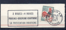 Flamme Illustrée : (33) BORDEAUX R.P. – 13/03/1967 (Flamme Sur Fragment) - Maschinenstempel (Werbestempel)