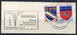 Flamme Illustrée : (33) BORDEAUX 01 – 19/12/1967 (Flamme Sur Fragment) - Mechanical Postmarks (Advertisement)