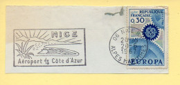 Flamme Illustrée : (06) NICE – 20/06/1967 (Flamme Sur Fragment) - Maschinenstempel (Werbestempel)