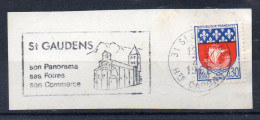 Flamme Illustrée : (31) ST-GAUDENS – 2/01/1968 (Flamme Sur Fragment) - Mechanical Postmarks (Advertisement)