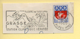 Flamme Illustrée : (06) GRASSE – 9/08/1965 (Flamme Sur Fragment) - Mechanical Postmarks (Advertisement)