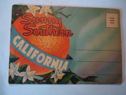 UNITED STATES  OLD  POSTCARDS  SUMMY SOUTHERN CALIFORNIA  KARNE OF 16 - Altri & Non Classificati