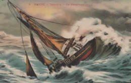 MARINE, TEMPETE, EN PERDITION, LL, HO 89 COULEUR REF 16344 - Segelboote