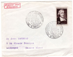 1958  PREMIER JOUR  " ST JEAN BAPTISTE DE L A SALLE "  15f - 1950-1959