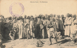 Maroc , Chez Les Zaërs , Un Charlatan * Types éthnique Ethnic Ethno * CACHET Trésor Postes Armées Casablanca - Autres & Non Classés