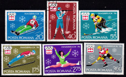 Rumänien, 1976, 3312/17, Used,  Olympische Winterspiele, Innsbruck. - Gebruikt