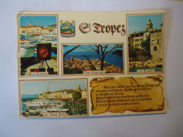 FRANCE   POSTCARDS  SAINT TROPEZ  TALES STAMPS - Otros & Sin Clasificación