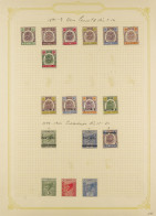NEGRI SEMBILAN 1891 - 1949 Mint On Album Pages Incl. 1891-94 Set, 1895-99 Set To 10c & 25c, Plus Some 'Specimen' Opt'd,  - Autres & Non Classés