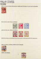 PAHANG 1889 - 1965 COLLECTION Of 68 Very Fine Used Stamps On Several Album Pages, Note 1889 2c Pale Rose SG 1, 1891 Leap - Andere & Zonder Classificatie