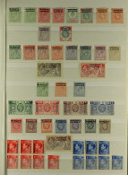 BRITISH CURRENCY 1907 - 1955 COLLECTION OF MINT STAMPS On Protective Page, Note 1907-13 Set Of Values To 1s Inc 4d Shade - Otros & Sin Clasificación