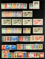 BRITISH CURRENCY 1907 - 1956 Collecton Of 80+ Mint Stamps On A Protective Page, Includes 1914-31 2s.6d To 5s (all Five), - Autres & Non Classés