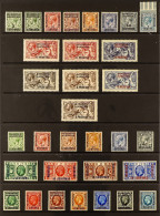 SPANISH CURRENCY 1914 - 1937 Complete Never Hinged Mint From 1914-26 Set To The 1935-37 Photogravure Set (SG 128 - 159), - Sonstige & Ohne Zuordnung