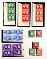 TANGIER 1927 - 1957 Collection Of Mint And Never Hinged Mint Stamps, Many Sets, Varieties, Blocks 4, On Pages (200+ Stam - Autres & Non Classés