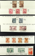 1902 - 1907 PICTORIALS SPECIALISED COLLECTION Of 75 Used Stamps, Note 1902-07 NZ Single Wmk Set (SG 308-338), Incl. Perf - Altri & Non Classificati