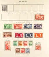 1936 - 1947 MINT COLLECTION, MUCH 'BACK OF THE BOOK' Complete For The Regular Postal Issues (SG 599-709), Also Postal Fi - Other & Unclassified