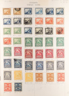 1869 - 1968 COLLECTION Of Mint And Used Stamps On Old Approval Pages, Incl. A Good Range Of 19th Century Issues, 1930's  - Nicaragua