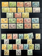 1925 - 1939 USED COLLECTION On Protective Pages, Many Higher / Top Values, Sets, 1935 ?2 Violet 'Bulolo Goldfield', 1939 - Papua New Guinea