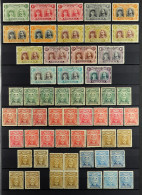 1910 - 1919 COLLECTION Of Approx 80 Mint Stamps On Protective Page, Note Double Heads To 3s, Admirals 1913-19 From Singl - Altri & Non Classificati