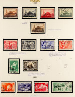 1923 - 1935 COLLECTION Of 300+ Mint And Used Stamps On, Note 1925-28 5r Lenin Perf 13?, 1927 October Revolution Set, 192 - Other & Unclassified