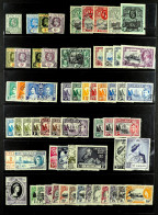 1902 - 1963 COLLECTION Of Used Stamps On Protective Page, All Very Fine Cds Used, Many Sets. - Isola Di Sant'Elena