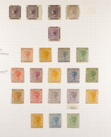 1859 - 1897 MINT COLLECTION On Pages, Note 1859-74 6d Grey-lilac (4), 6d Reddish Lilac, 1872-73 Wmk Sideways Set & Wmk U - Sierra Leone (...-1960)