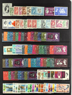 1953 - 2002 USED COLLECTION A Highly Complete Run On Protective Pages, Note The 1971 Glazed Ordinary Paper Issues (appro - British Solomon Islands (...-1978)