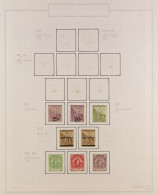 CAPE OF GOOD HOPE 1891 - 1904 Collection Of 25 Mint Stamps, On Album Pages. - Ohne Zuordnung