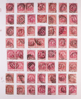 CAPE OF GOOD HOPE A Collection Of Postmarks On Pages, With Clear To Fine Strikes Of? Barred Numerals Between 1 And 1113  - Zonder Classificatie