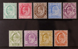 CAPE OF GOOD HOPE 1902 Set, SG 70/78, Fine Mint. Cat. ?250 (9 Stamps) - Sin Clasificación