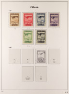 1929 - 1938 AIR POSTS Never Hinged Mint Collection Of 55 Stamps On Hingeless Pages, Note 1929 Exhibition Set, 1930 Goya  - Autres & Non Classés