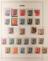 1939 - 1960 COLLECTION Of 400+ Chiefly Mint / Never Hinged Mint Stamps On Davo Espana Album Pages, Comprehensive With Ma - Andere & Zonder Classificatie