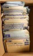 1944 - 1961 AIR LETTERS Unused Stock Of Around 400 Items In A Box Incl. 1944 6d (2), 1944 3d English At Top (7), 1948 6d - Swasiland (...-1967)