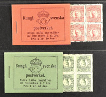 1918-1988 BOOKLETS Never Hinged Mint Collection In Two Albums, Includes 1918 1.40kr & 2.40kr Booklets But The Strength I - Otros & Sin Clasificación