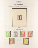 MALMO LOCAL POST COLLECTION Of 1926 Mint And Used Stamps, Proofs & Covers Including Some Complete Sheets, A Die Proof, A - Otros & Sin Clasificación